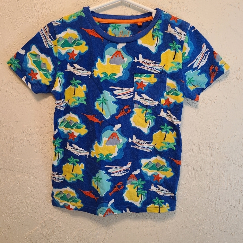 Mini Boden Island T-Shirt 6-7